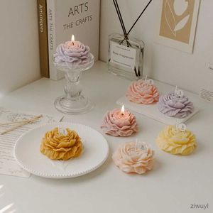 Candles Luxury decoration candle Peony aromatic and decorative scented candles creative souvenirs for wedding guests candle with flowers