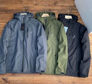 ARC jacket mens designer hoodie tech nylon waterproof gore tex zipper jackets high quality 3 in 1 lightweight coat outdoor sports men coats New12525