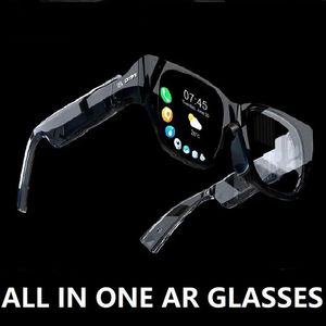 Sunglasses New INMO AR Bluetooth All In One Glasses 3D HD Cinema Smart Polarized Wireless Projection Sunglasses Steam VR Games Sun Glass