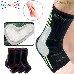 2st ankelstödstödsel Elasticitet som kör sportsäkerhet trycksatt basket Ankle Protective Ankle Sprain Foot Covers 240108