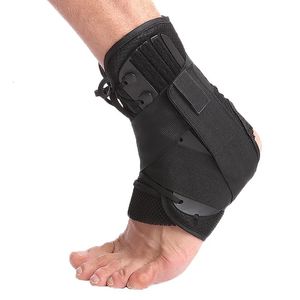 1 PC Ankel Brace Support Sports Justerbar snörning av ankelstabilisatorremmar för förstuvade fotkomprimeringstrumpor Sleeve Protector 240108