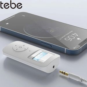 Динамики Tebe 3,5 мм Aux Bluetooth 5,0 Аудиоадаптер 2 в 1 Беспроводной стереоприемник-передатчик с ЖК-экраном для ТВ Автомобильный динамик