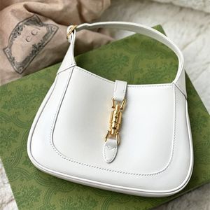 Jackie 1961 axel pochette väska för kvinnan man lyxig handväska designer väska dhgate mode crossbody clutch halvmåne månväskor läder handväska plånbok tote armhåla qq