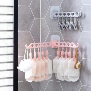 Kleiderbügel Wandbehang Kleiderständer Reise Klapp Wäscheklammer BH Unterwäsche Socken Racks Badezimmer Organizer