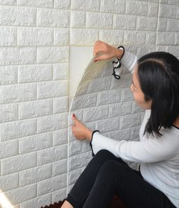 7077 3Dレンガの壁ステッカーDIY自己補助装飾泡の泡の防水壁テレビバックグラウンドの壁紙壁紙リビングルーム15387511
