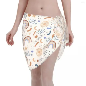 Kvinnors badkläder matisse art kaftan sarong baddräkt kvinnor polyester dam kjol bikini strand täcker