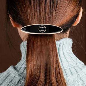 Frauen Mädchen Haarklammern Designer Buchstaben Barrettes Bug Haarnadel Haarschlüsse Klassische Spring Clip Fashion Stirnband Luxus Haarzubehör