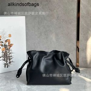 FlamencosバッグLoewwe Handbags Luxurys Loewwe Bag Flamencos Home Lucky Original Cowhide Drawstring Bucket Puzzle One ShourdeldBody Leather Womens RJ