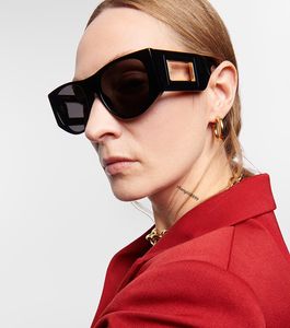 2024 nuova primavera estate retro partito acetato donne occhiali da sole per gli uomini femminili designer di marca futuristico strano per occhiali da sole UV cat eye 072 di alta qualità