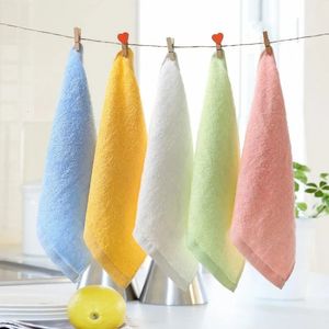 Small Square Hand Towel for Kids Soft Cute Handkerchief for Children Feeding and Bathing Face Washing 5 PCs/Lot 240108