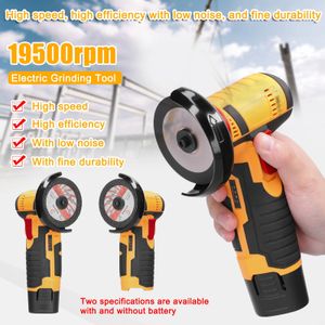 12V Cordless Angle Grinder Mini Cutter Rechargeable Grinding Tool Electric Polishing Cutting Machine DIY Woodwork Disc 240108