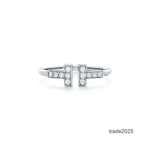 Anel de designer top design de alta qualidade anéis de banda de titânio jóias clássicas moda senhoras anéis presentes de férias mulheres homens atacado