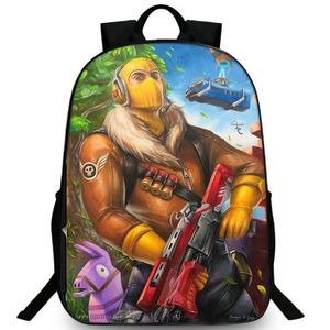 Raptor Backpack Cool DayPack Yıldız Oyuncusu Okul Çantası Oyunu Baskı Sırtı Sırt Çantası Okul Çantası Fotoğraf Günü Paketi