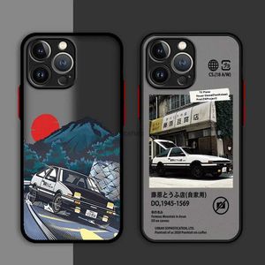 Obudowy telefonu komórkowego Japan Anime Początkowa obudowa telefoniczna dla Apple iPhone 14 Plus 15 Pro Max 11 Pro 13 12 Mini XR 8 SE 7 XS Max odporny na okładkę 240105