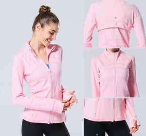 lu align define define woman yoga bodybuilding jacket longs sleeve sportジャケット屋外エクササイズコート