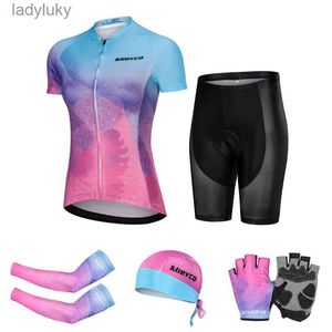 サイクリングジャージーセットMieyco Cycling Clothing Roupa ciclismo Cyclisg Jersey Set 2023 Summer Shirts women maillot bicycle uniform woman cyclist costersl240108