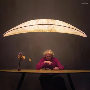Hängslampor kreativitet marin tygljus designer segelbåt tak hängande vardagsrum sovrum dekor lyxbelysning