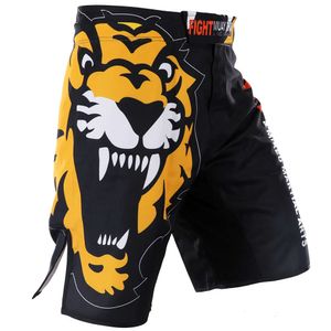 Dark Tiger MMA Thai Boxe Allenamento Jujitsu Arti marziali miste Stampa Sport traspiranti Pantaloncini da 5 minuti