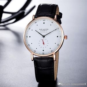 2019 브랜드 Nomos Mens Quartz 캐주얼 시계 스테인리스 스틸 수컷 시계 작은 다이얼 작업 rep retogio masculino men 럭셔리 시계 쿼츠 277h