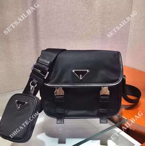 2024 Luxus Hochwertige Umhängetasche Canvas Cross Body Herren Messenger Bags Damen Damen Herren Strapazierfähiger Fallschirmstoff Klassische Handtasche Satchel Wasserdicht Exquisit