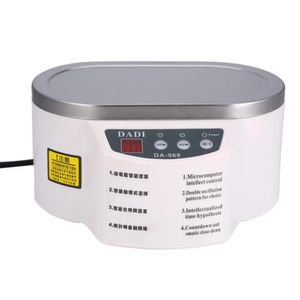 Maskiner 600 ml Ultraljudsrengöring Hine Intelligent Control Ultrasonic Cleaning Hine för smycken Glasögon Watches Circuit Board