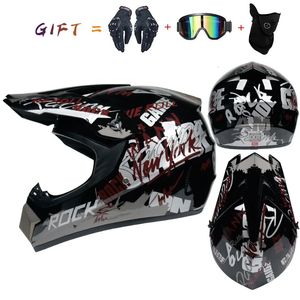 Offroad Ciclismo Capacetes Full Face MTB Mountain Road Bike Segurança Homens Equitação Capacete Esporte Ao Ar Livre Acessórios P4 240108