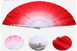 20pcslot New Arrival Chinese dance fan silk veil 5 colors available For Wedding Party favor gift4644941