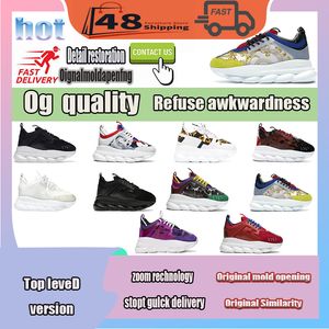 Designers sneaker Casual Running Shoes top quality Men woman anti slip wear-resistant lace-up Light weight breathable Low cut thick bottom Mesh fabric