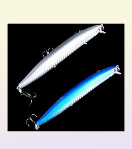 Fiske Lure Big Minnow Hard Body Wire Fish Bait 20g 135cm 3 Hooks Fresh Saltwater Catfish Seabass Catch2221801