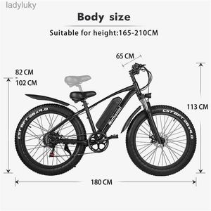 Bisiklet Elektrikli Bisiklet 1000W Sport Mountain Kar Elektrik Bisiklet 4.0 Yağ Bisiklet Elektrik Bisiklet 17AH Lityum Pil Ebike Bicicleta Elctricl240105