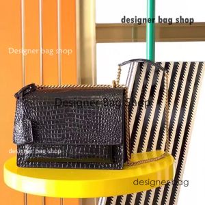 designväska handväskor axel crossbody väska solnedgång lyx handväska handväska mini totes dicky0750 läder krokodil kvinnor designers väskor sacoche satchel