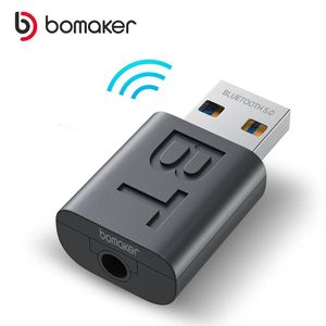 Колонки Bomaker Bluetooth 5,0 передатчик/приемник Портативный Hi-Fi беспроводной аудио Aux адаптер для проектора/динамика/телефона/Bluetooth