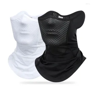 Bandanas Secion Balaclava Pełna szalik Outdoorowa okładka motocyklowa Summer rowerowy wiatrówek czarny rowerowa budy