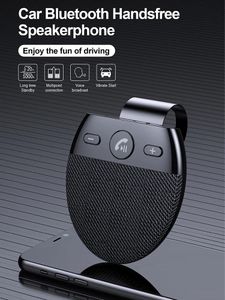 スピーカーハンズフリーBluetoothオーディオレシーバーワイヤレスサンバイザーBluetooth Car Speaker Adapter Multipoint SpeakerPhone Manos Libres Coche