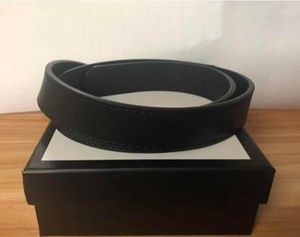 Fashion Male Belt Genuine Leather Men Belts High Quality Smooth Buckle Female Belts For Women Hip Belt Jeans with box6247006