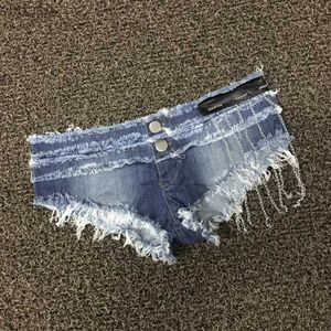 Women's Shorts #1059 Slim Cotton Low Waist Shorts Beach Style Girls Denim Pants Summer Jean Shorts Ladies Sexy Bodycon Hot Shorts Female Tassel YQ240108