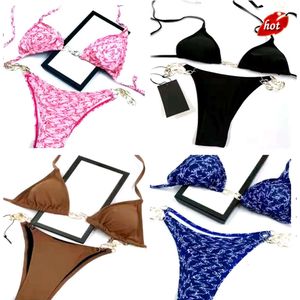 Gucci Prada Louis Vuitton Burberry Versace Fendi Вы Designer Bikini Swim Suit Mulheres Sexy Ladies Swims Suits Backless Split Letter Multicolors Summer Time Beach Bathing Suits Wi