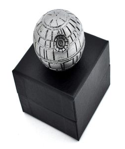 Death Star Grinder 3 Schicht 55 mm Kräutermühlen Pollenfänger Zinklegierung Metall PokeBall Grinder mit Geschenkbox DHL8890990