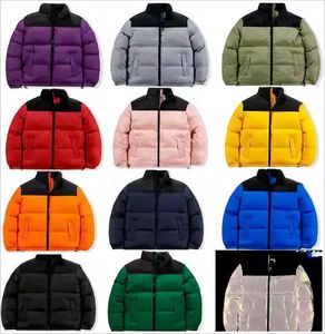 Ny anlände NorthfacePuffer Jacket Kvinnor och herrmode Down Jacket Winter Parkas med brevbroderier utomhus Mens Down Coat Jackets Streetwear Varma kläder