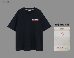 Дизайнерская футболка мужская брендовая одежда для мужчин летние топы модные квадратные логотипы с коротким рукавом мужская рубашка Январь 08