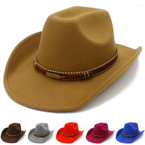 Berets Fashion Classic Feel Fedora Hat for Women Men British Style Vintage Hats Curl Brim Gentleman Jazz Cap Panama Fedoras