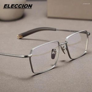 Sunglasses Frames High-Quality Titanium Eyewear Frame Men Optics Glasses Male Gradient Eyeglasses Myopia Prescription