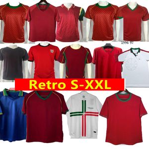 Koszulki piłkarskie Retro Rui Costa Figo Ronaldo Nani Football koszulki Camisetas de Futbol Portugal Mundus Home Home