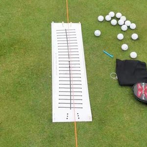 Putter Mat eğitmeni kapalı yeşil ped ekipmanı battaniye hattı pist kiti hedefleme putter golf yardımları eğitimi e1d2 240108