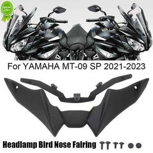 Pára-brisa novo para yamaha mt09 sp 2021 2022 2023 mt09 2123 motocicleta esporte downforce nu forntal spoilers aerodinâmico asa defletor