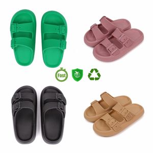 2024 Designer slides slipper sliders slippers womens Summer Blue mens women Hotel lady Beach clogs home walk 35-45