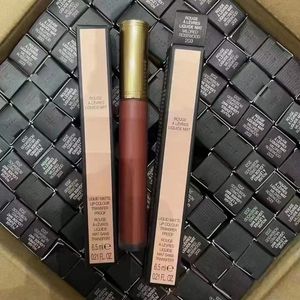Luxo Matte Lip Gloss Liquid Lipstick Conjunto Fundação maquiagem Red Lipgloss para meninas e mulheres 4 tons