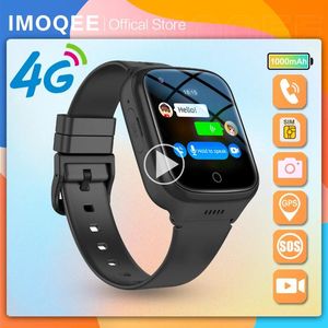 Watches 4G Kids Smart Watch GPS WiFi SOS Waterproof IP67 Video Phone Call Trace Android Smartwatch K9 Child Gift for Boys Girls