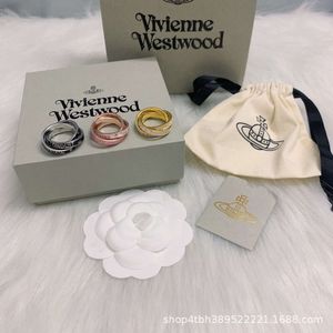 ViviennelyWestwoodly HighRings土星リング惑星リング接続勾配カップルクラシックリング女性