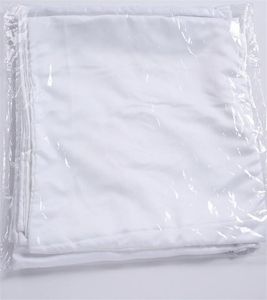 Part Favor Sublimation Peach Skin Pillow Case Transfer Printing Blank Vita persikor Flannelettkuddar Fall förbrukningsvaror 4040CM4900068